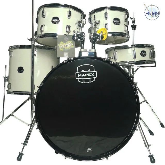 Bateria Acústica Mapex Comet White Thin - Nova / Envio / Parcelo - Foto 2