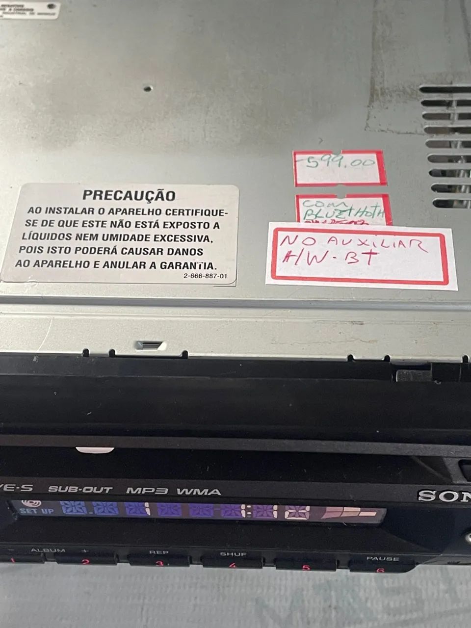 Som Automotivo Sony CDX-GT227X com Bluetooth  - Foto 3