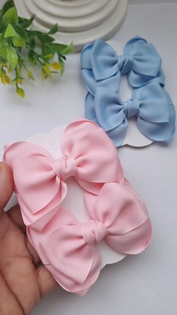 Laços de cabelo infantis - diversos modelos e cores