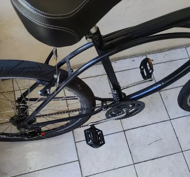 Bicicleta Caiçara Preta - (REVISADA) - Foto 3