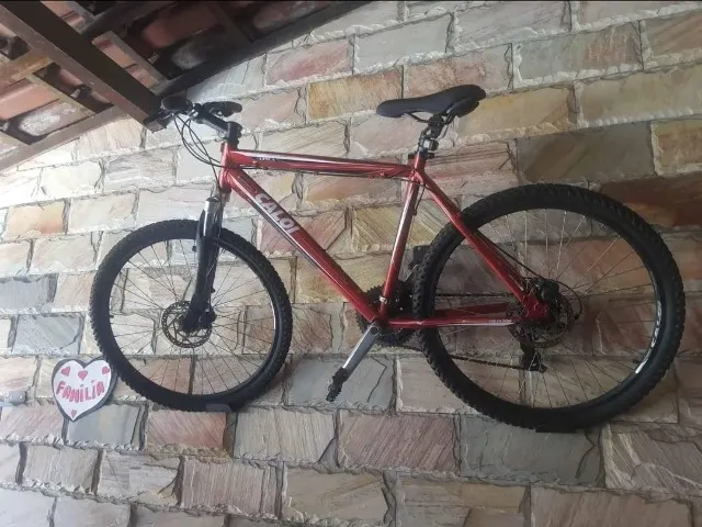 Caloi Mtb suspensão supra alumínio 21 velocidades tamanho 19 aro 26 toda original relação