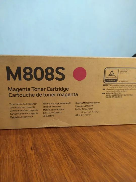 Cartucho Toner de Tinta Magenta Samsung M808S (NOVO, LACRADO E ORIGINAL) - Foto 4