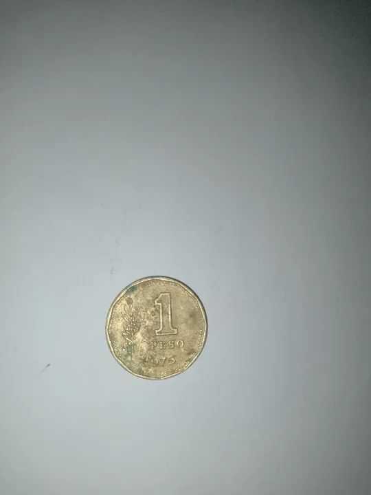Moeda antiga 1 peso 1975 - Foto 2