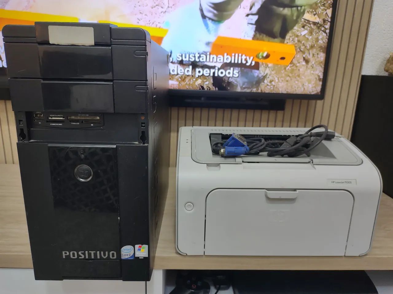 Computador Positivo com Intel Core 2 Duo