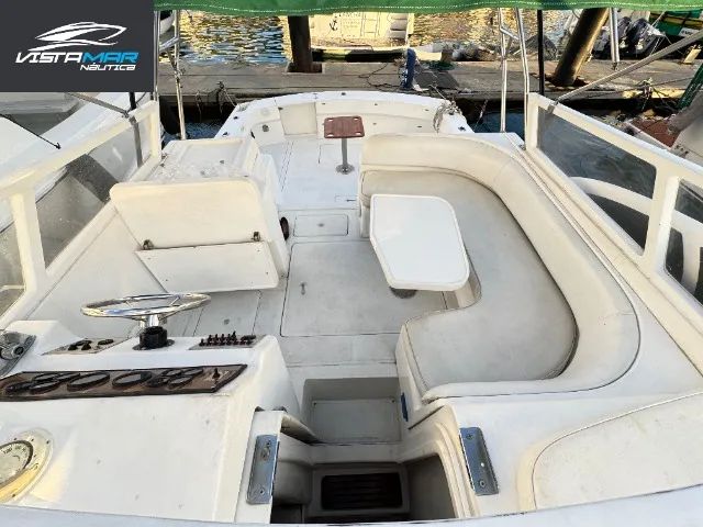 Lancha Mares 30 pés Diesel - Super Oferta - Foto 6