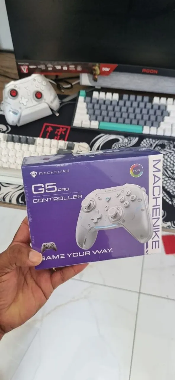 Controle Gamer Machinike G5 Pro RGB - Novo
