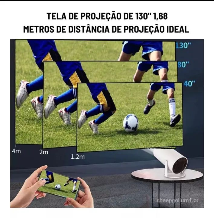 Projetor HY300 - Novo Na Caixa - Original Magcubic - Foto 5