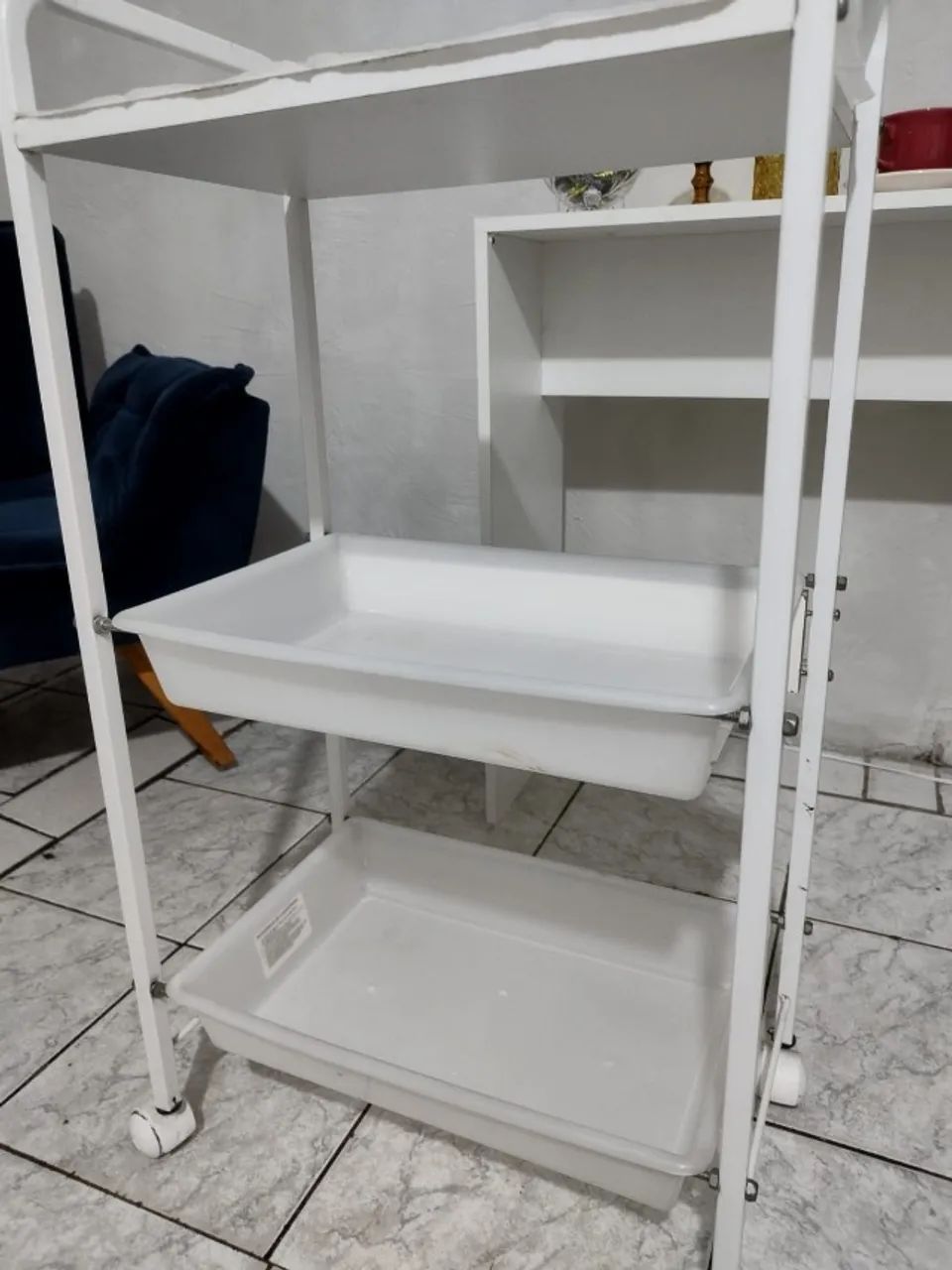 Carrinho Auxiliar  BRANCO  - Foto 4