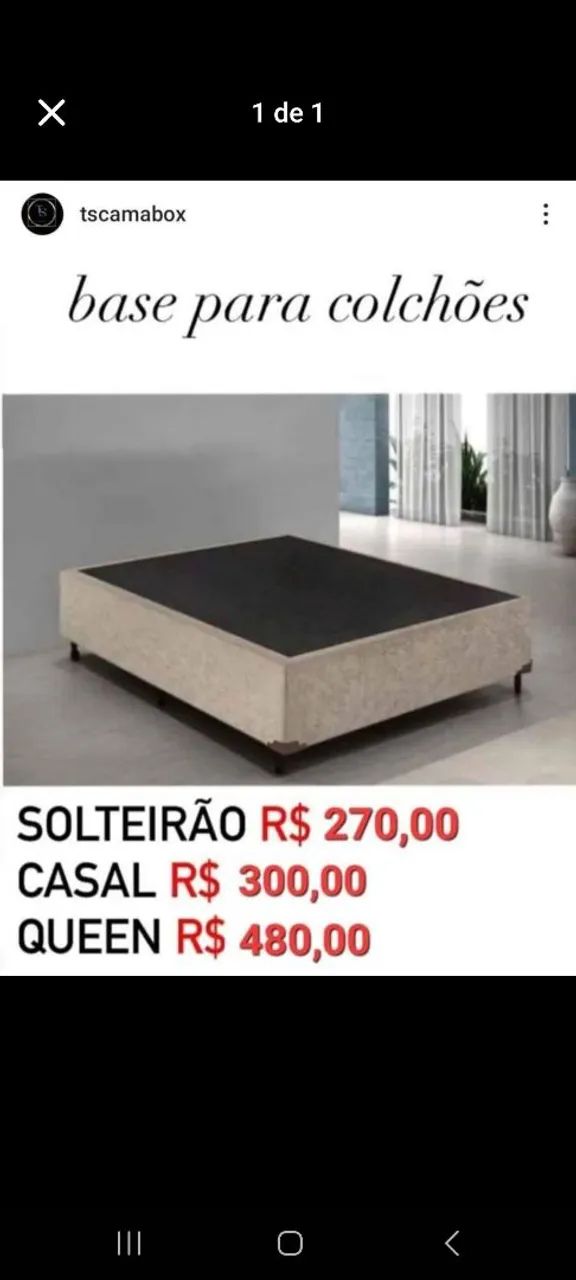 Base para Colchão preços imperdível 