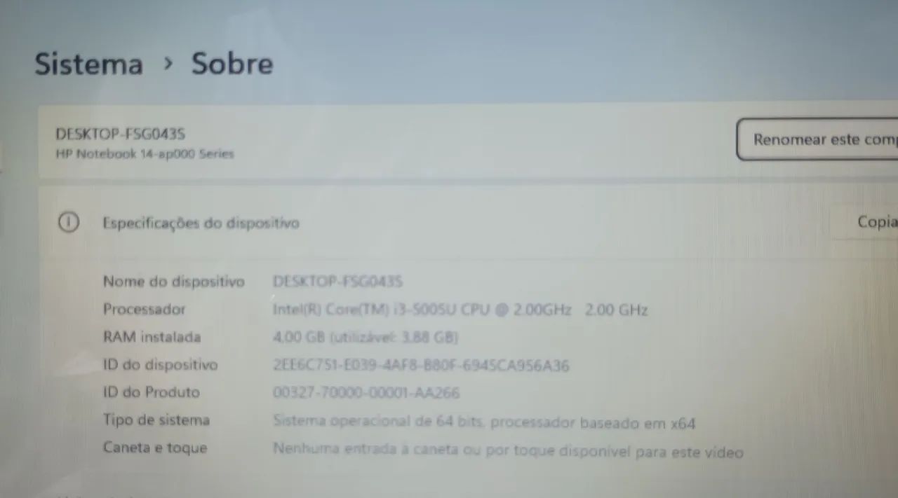 Notebook HP 14-ap020 - Foto 2