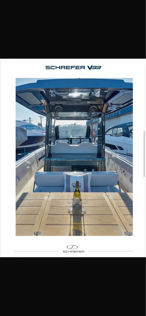 VENDO LANCHA SCHAEFER V33 COM APENAS 130 HORAS