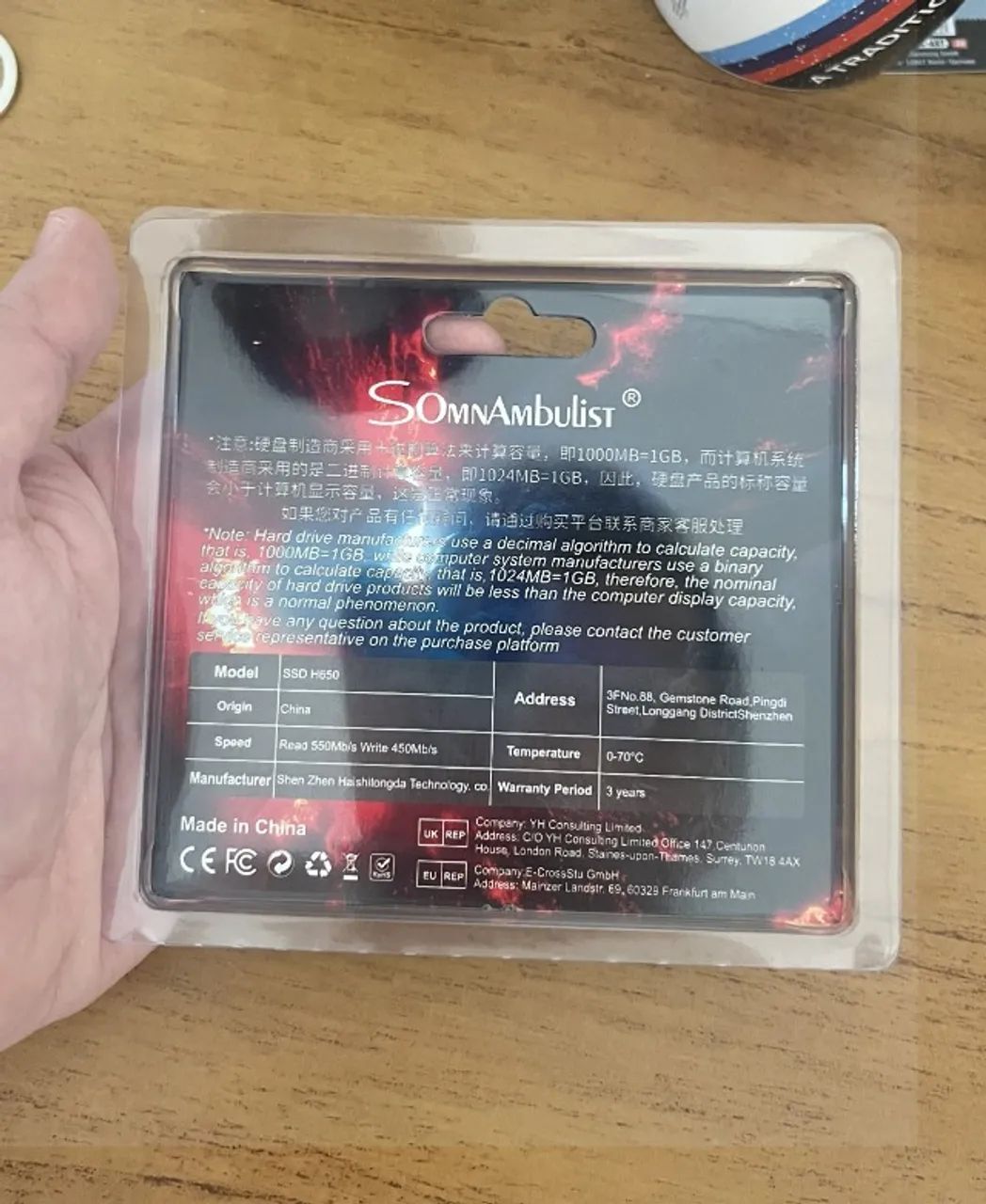 SSD 256 gb de memória - SomnAmbulist - NOVO - Foto 2