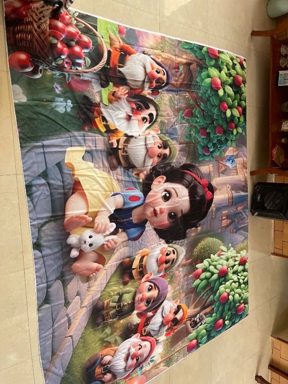 Painel sublimado branca de neve babby - Foto 5