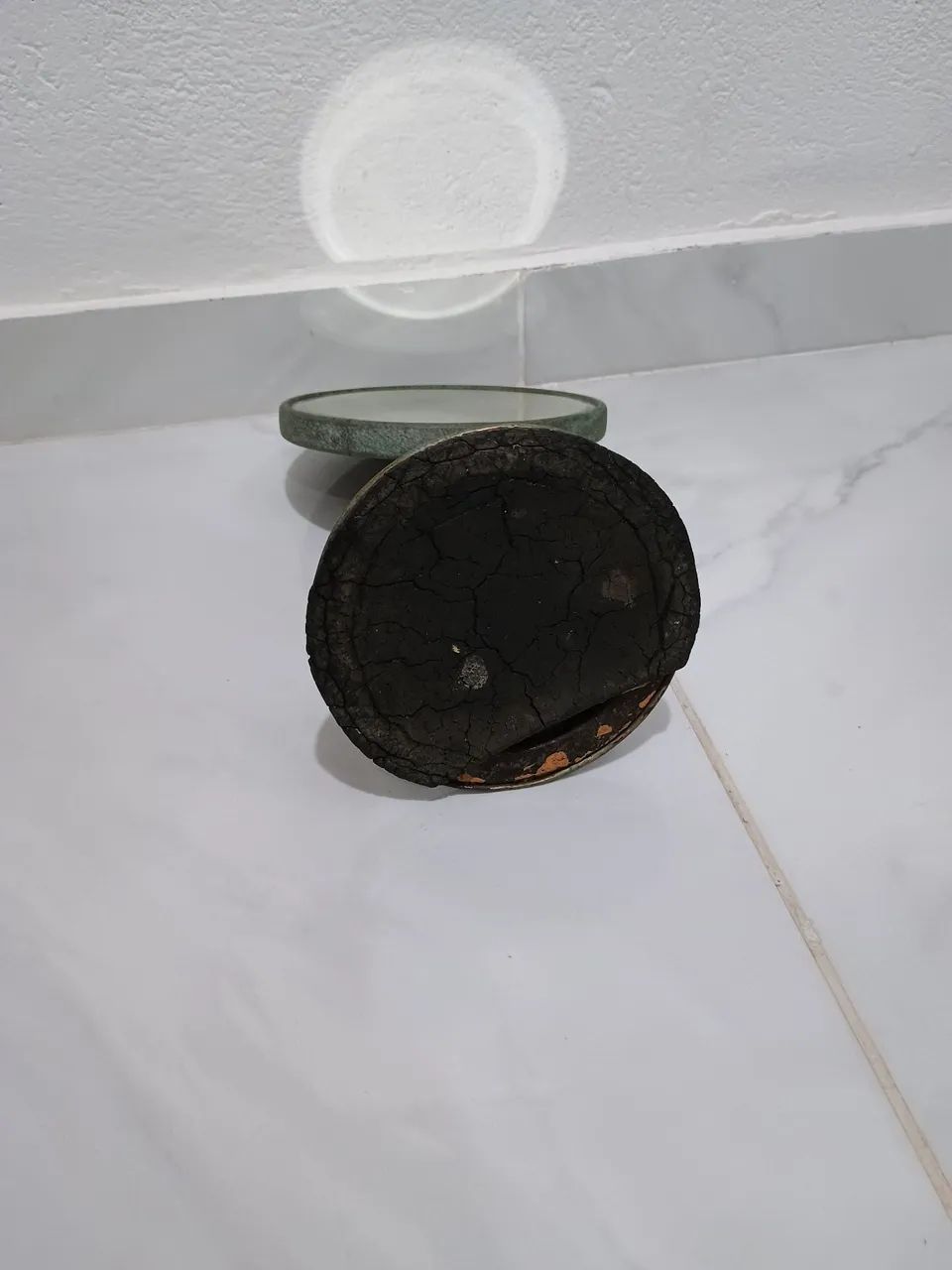 Espelho de mesa vintage - Decorativo e charmoso - Foto 3