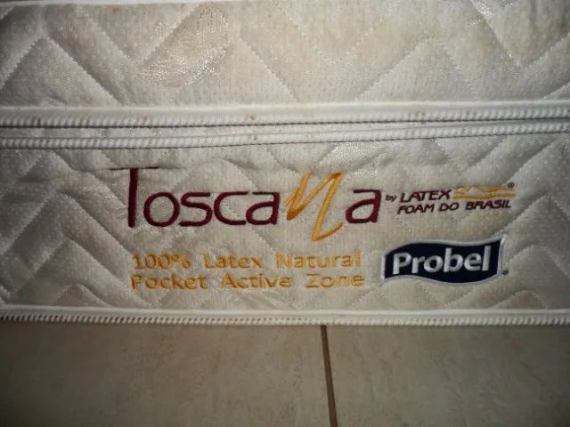 Colcão Casal Padrão Probel Plush Confort Latex Natura188x138x32 Toscana Pocket Active Zone - Foto 5