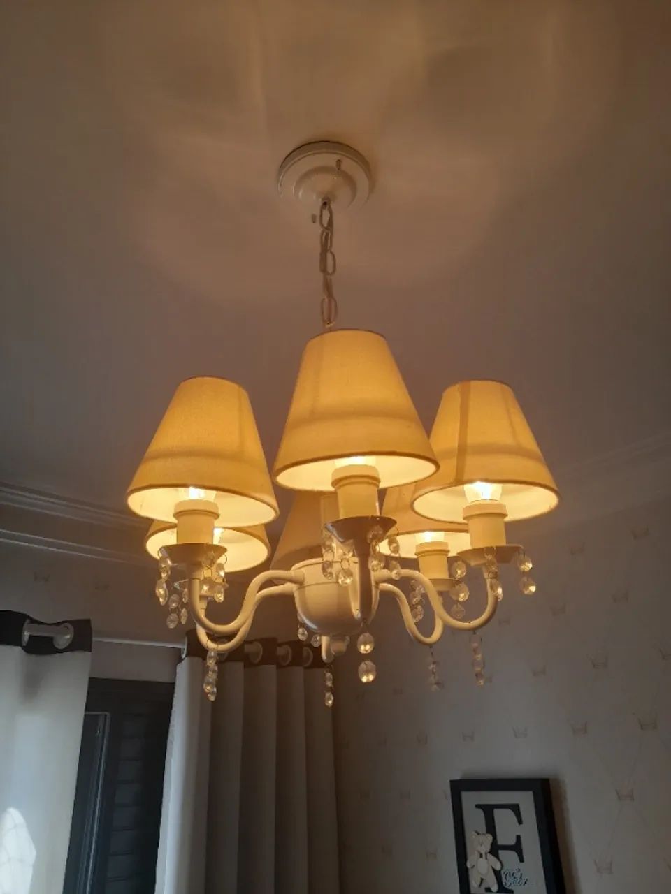 Lustre 6 lâmpadas imperial