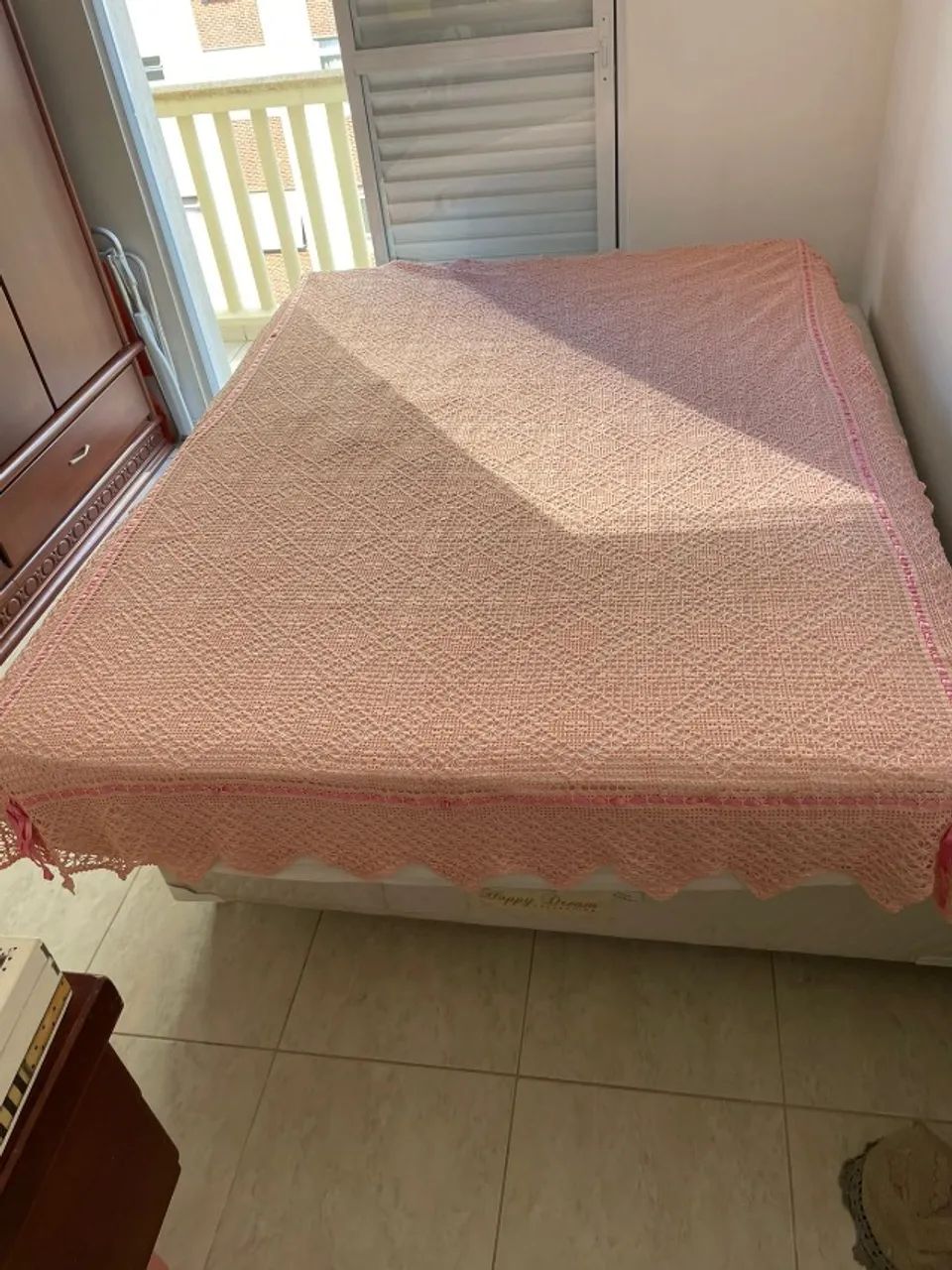 Colcha de croche de casal