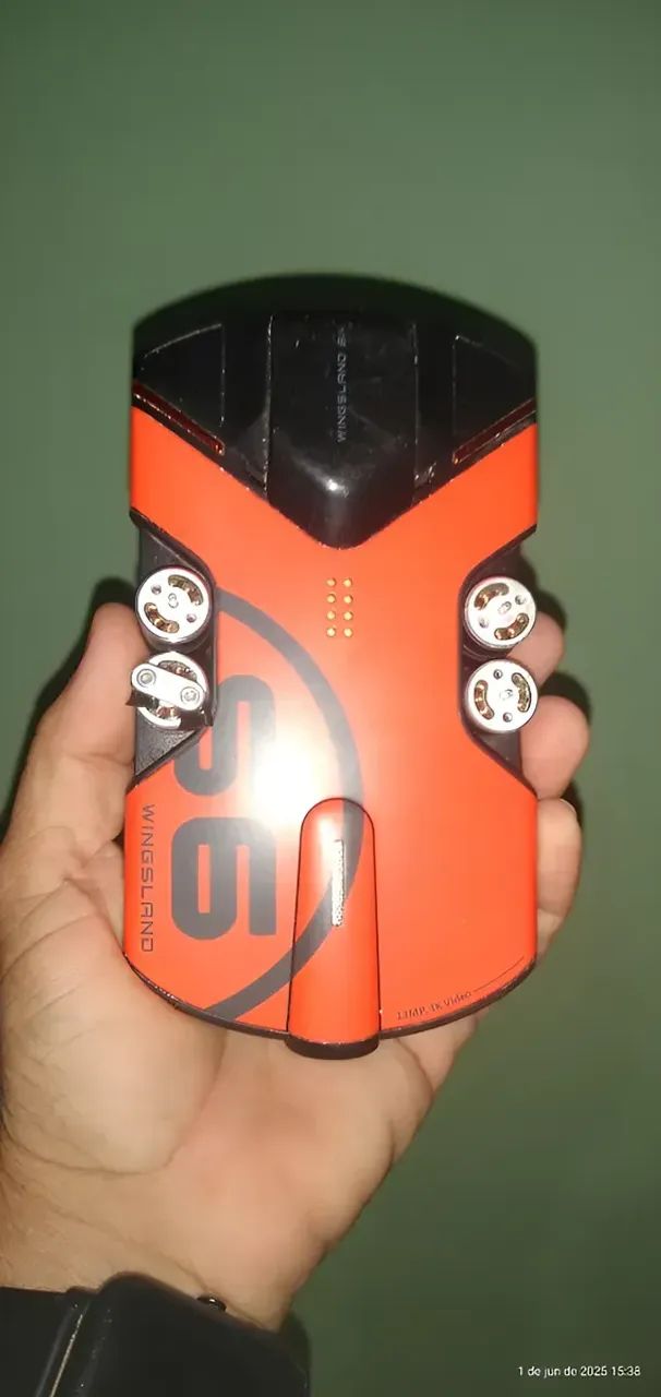 Drone Com Gps Wingsland S6 V2 Laranja - Foto 2