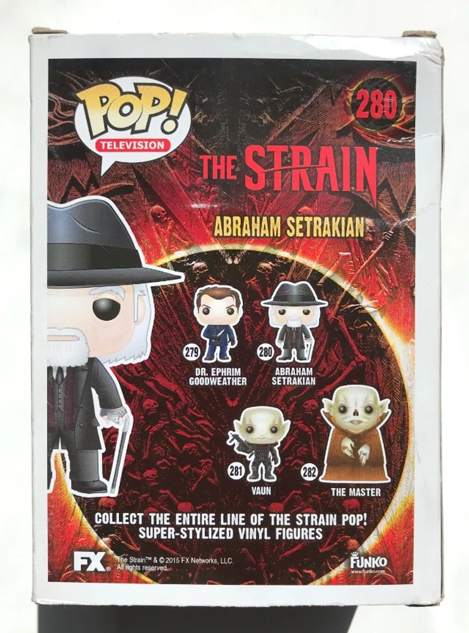 Boneco Funko Pop The Strain Abraham Strakian 280 Original - Foto 4