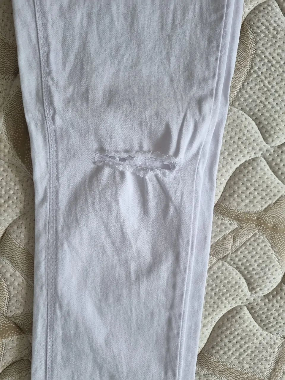 Calça branca jeans Dardak tamanho 38 - Foto 3