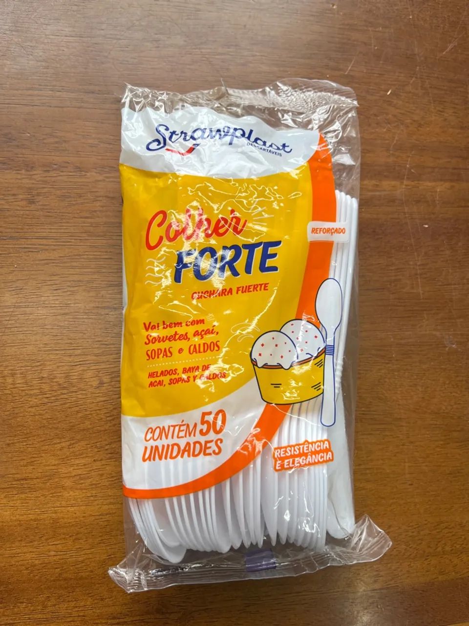 Mil Colheres de Plástico Descartáveis - Straveplast
