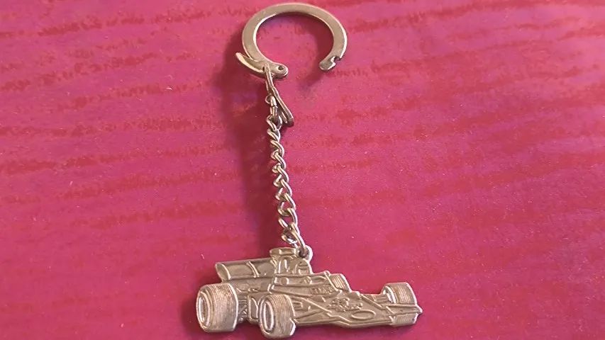 Chaveiro F1 Ayrton Senna Texaco antigo  - Foto 3