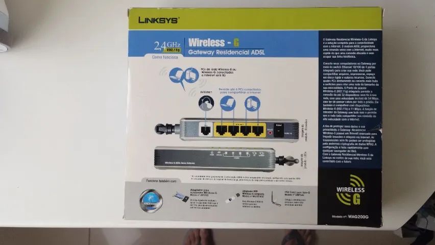 Wireless - G, Gateway residencial, novo Modem Router, TP-Link, wireless, novo Roteador de  - Foto 2
