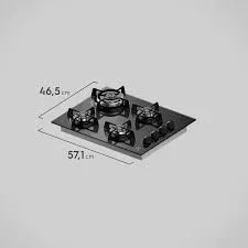 Cooktop 4 Bocas Electrolux a Gás Tripla Chama (KE4TP) - (NOVO na caixa com NF)) - Foto 3