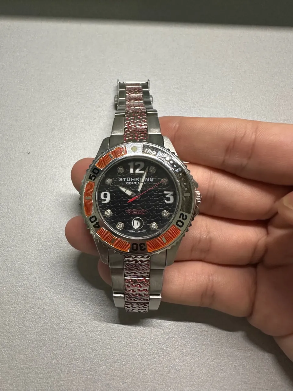 Relógio Stuhrling Original 42mm (Já com bateria nova)