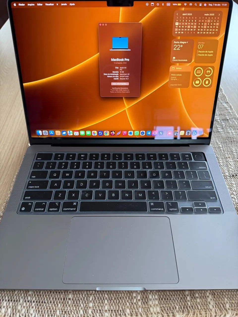 MacBook Pro M2 - 16 GB de ram/ 512 GB de disco. - Foto 3