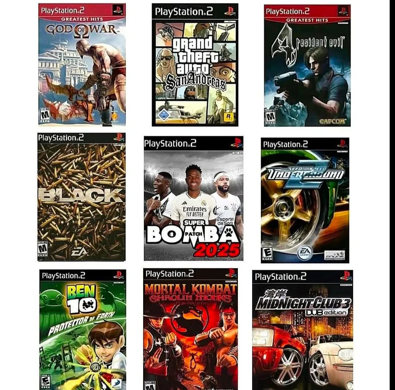 Cd jogo ps2 pstwo ps2 ps1
