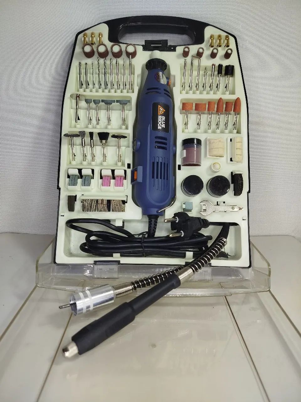 retifica kit completo 233 peças com chicote de caneta  - Foto 3