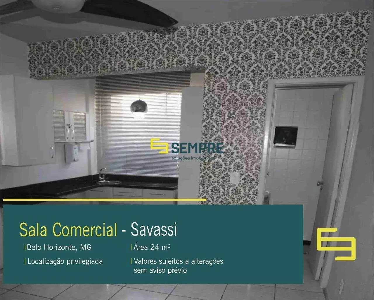 Venda de sala comercial na Savassi em BH