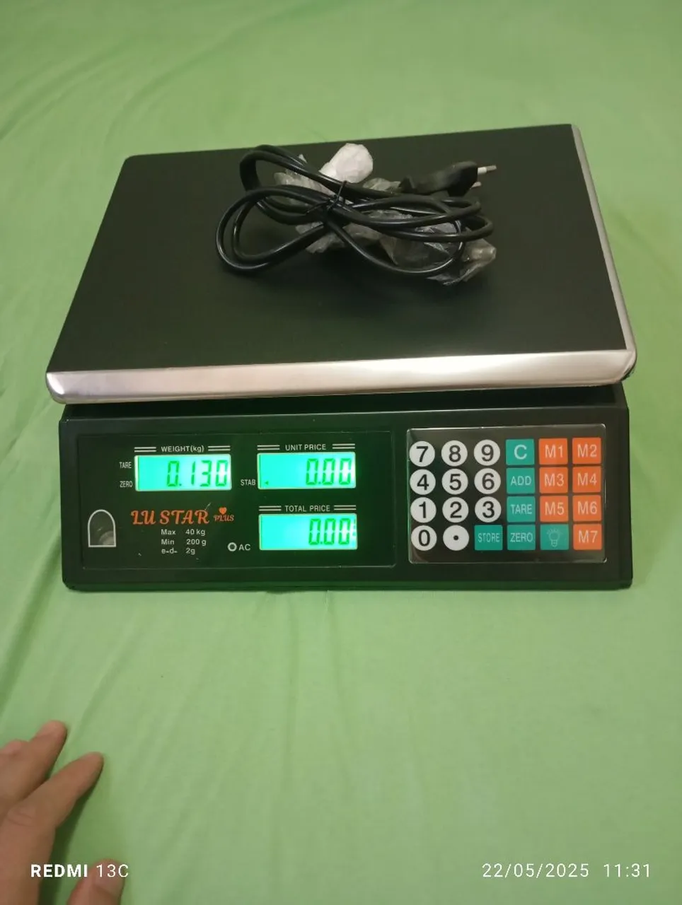 Balança Digital de Cozinha LUSTAR PLUS