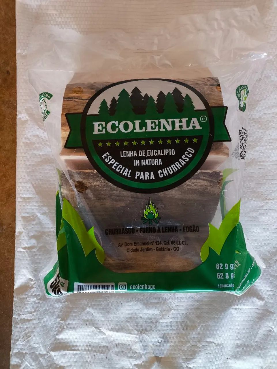 Lenha de Eucalipto Especial para Churrasco