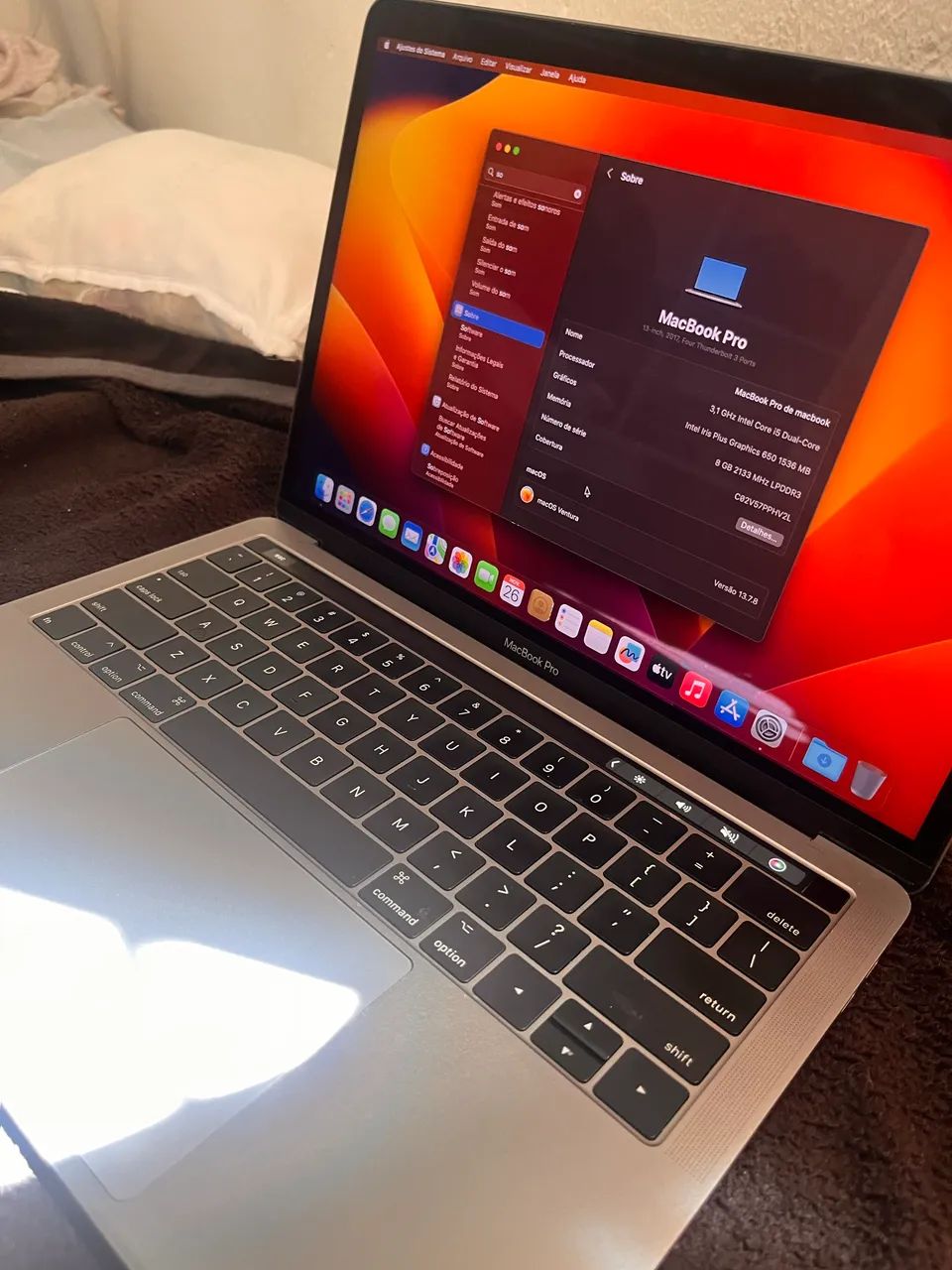 Macbook Pro 13? Cinza 8gb 256gb ssd - Notebooks - Jardim São Paulo