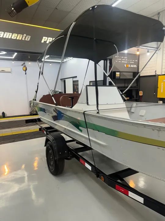 Barco ecologia com carretinha nova  - Foto 13