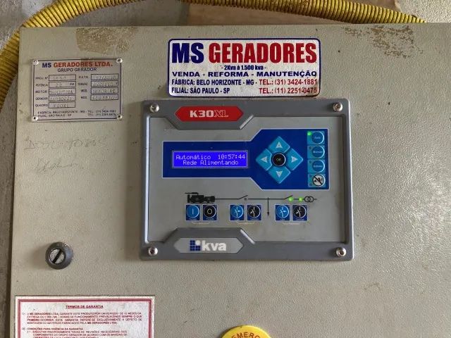 Grupo Gerador Motor Tramontini Diesel Alternador Bambozzi 20 kva monofásico painel c/ QTA - Foto 6