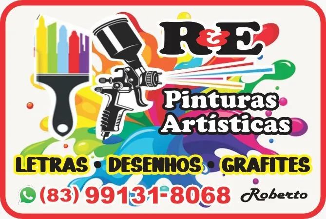 Pintor letrista e desenhos