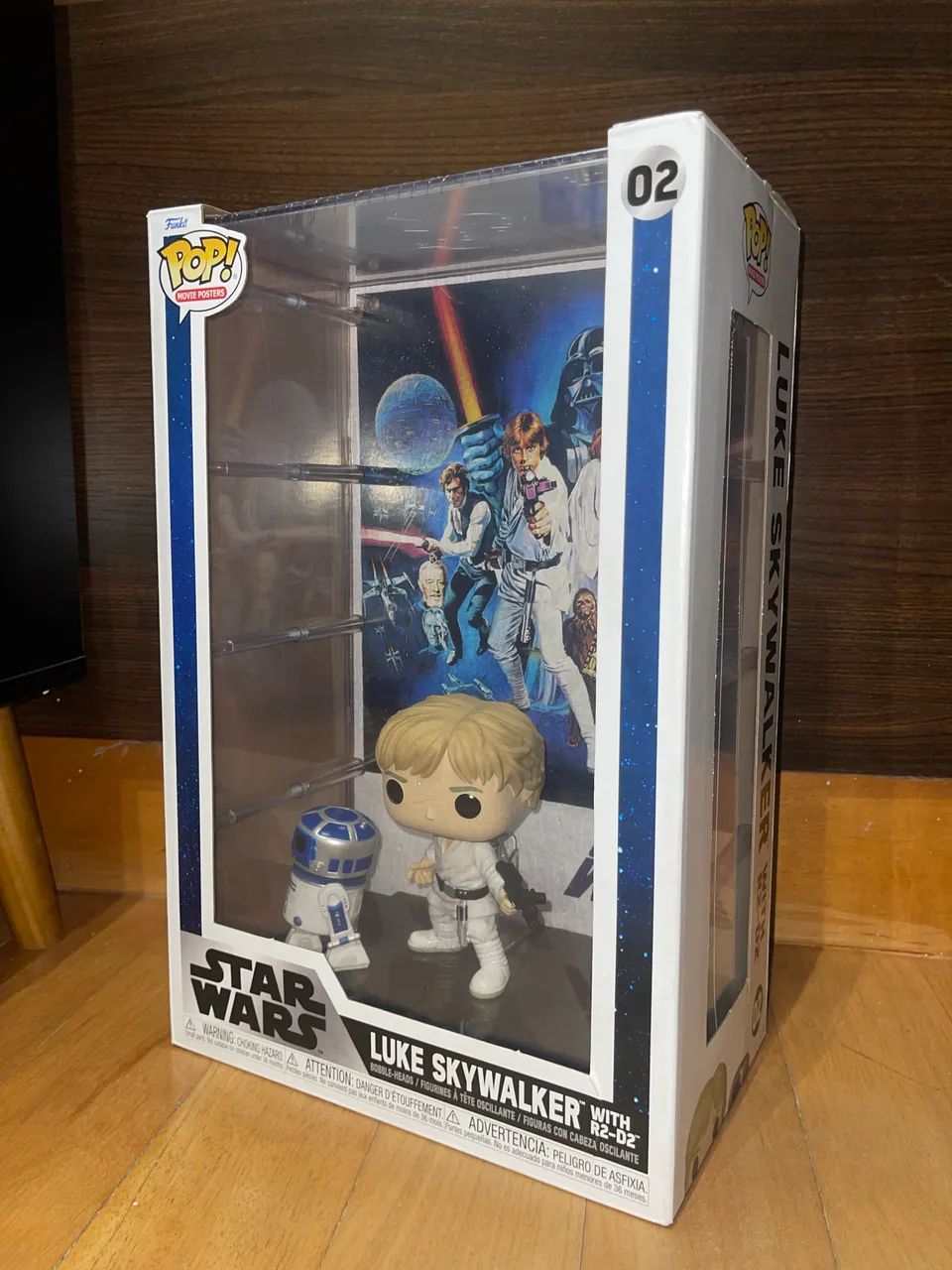 Funko Pop! Luke Skywalker with R2-D2 movie poster Hobbies e