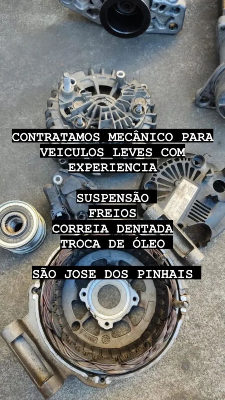 Vaga Auxiliar Mecânico 