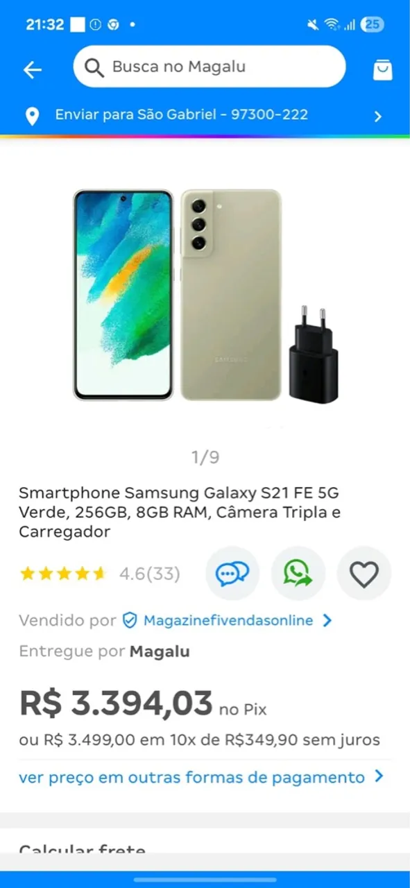 Samsung galaxy S21 FE 5G
