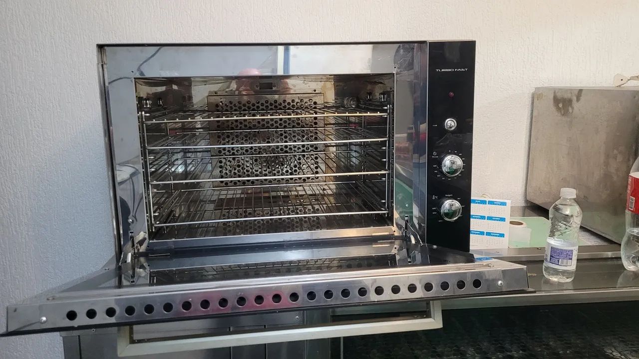 Forno fischer 80 litros ( falta borracha de vedação da porta ) pegamento em din. RS 1.900 - Foto 3