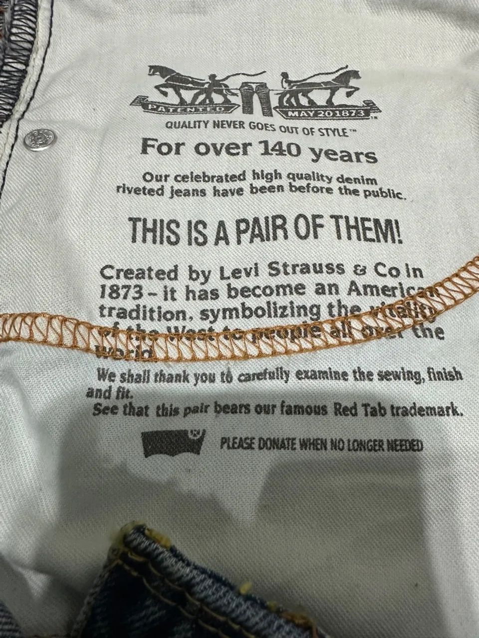 Calça Levis original (importada) - Foto 4