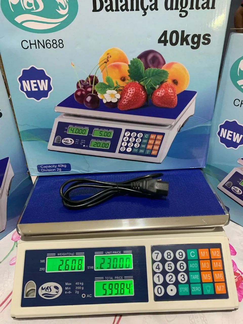 Balança Digital 40kg - ENTREGA GRÁTIS