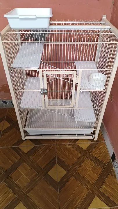 Gaiola / mansão para roedores ou aves