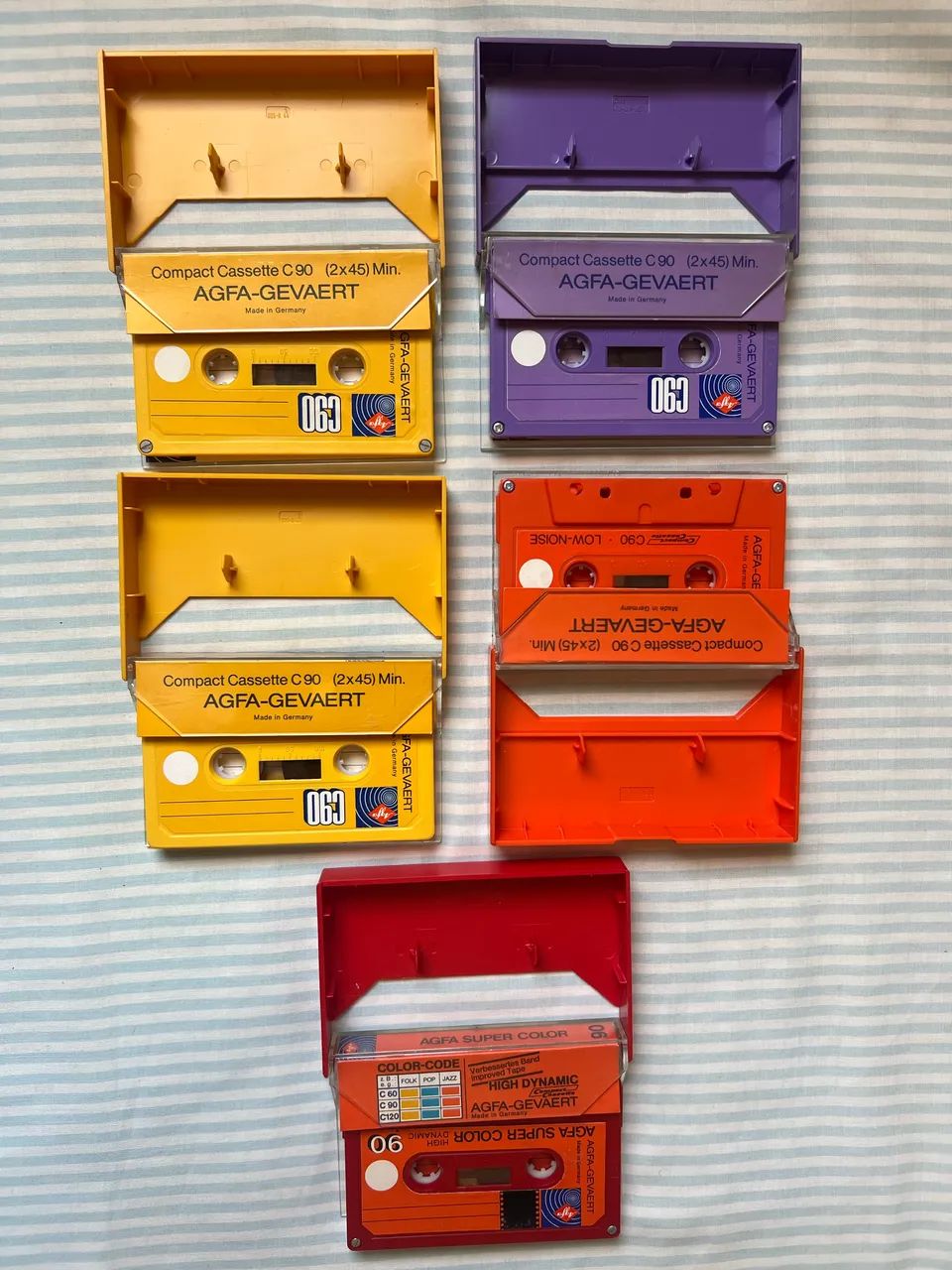 Lote fitas Cassete AGFA-GEVAERT (Raras) - Foto 2