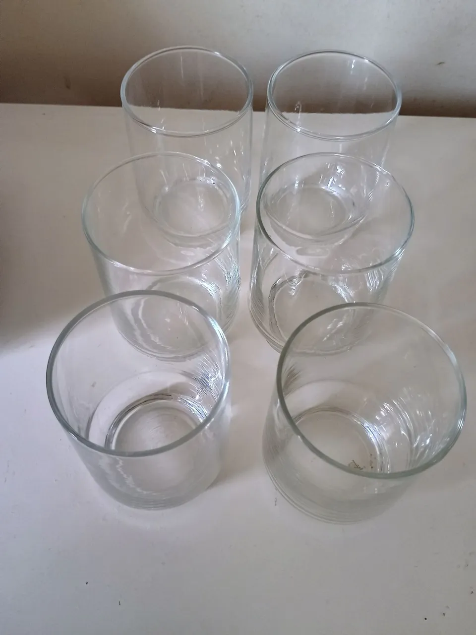 Conjunto de 6 Copos de Vidro
