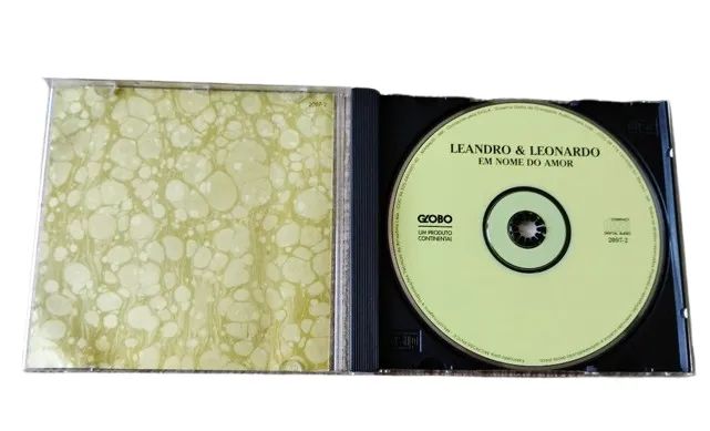 CD Leandro e Leonardo Em Nome do Amor 1996 Globo Records Sertanejo