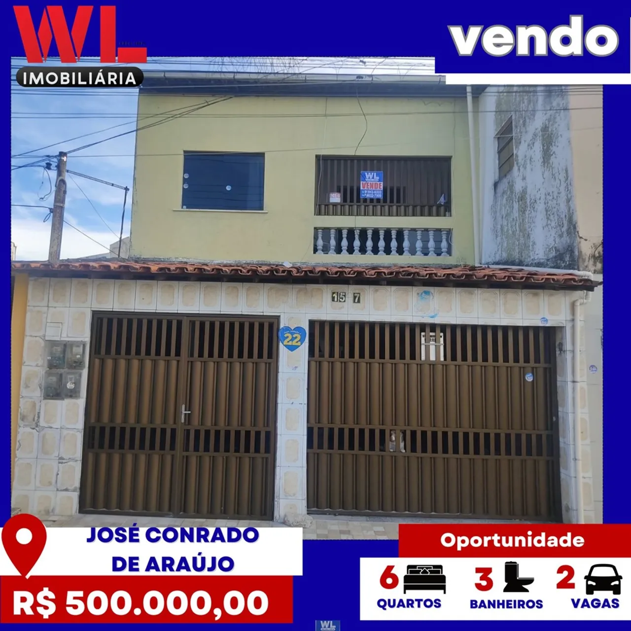 Casa à venda - José Conrado de Araújo
